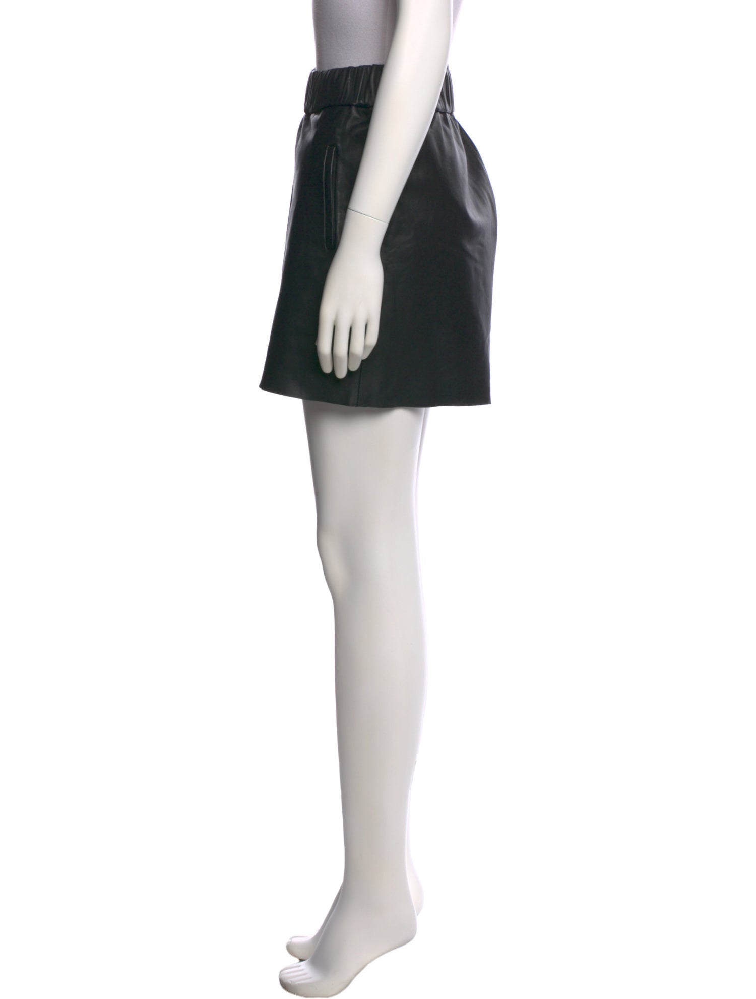 SPRWMN Leather Mini Shorts