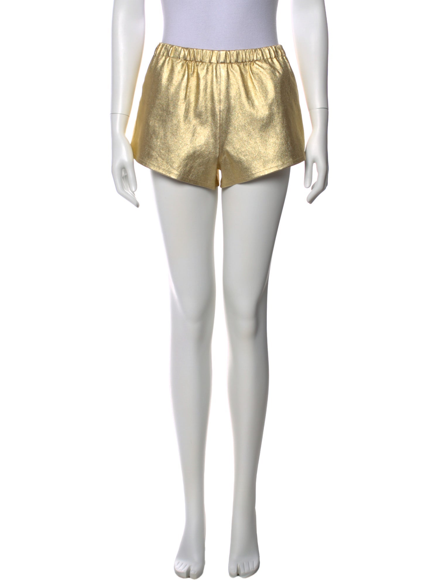 SPRWMN Lamb Leather Mini Shorts