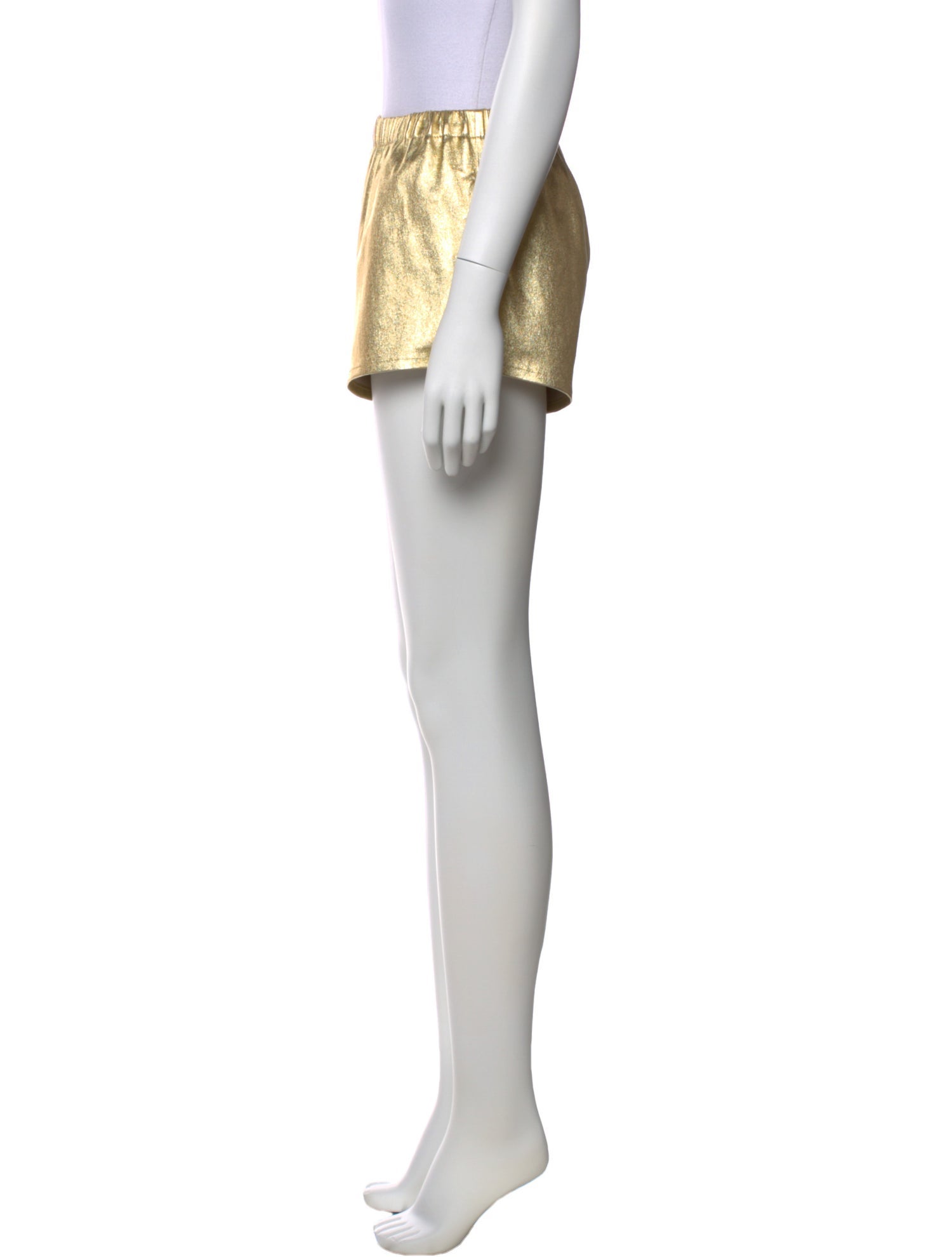 SPRWMN Lamb Leather Mini Shorts