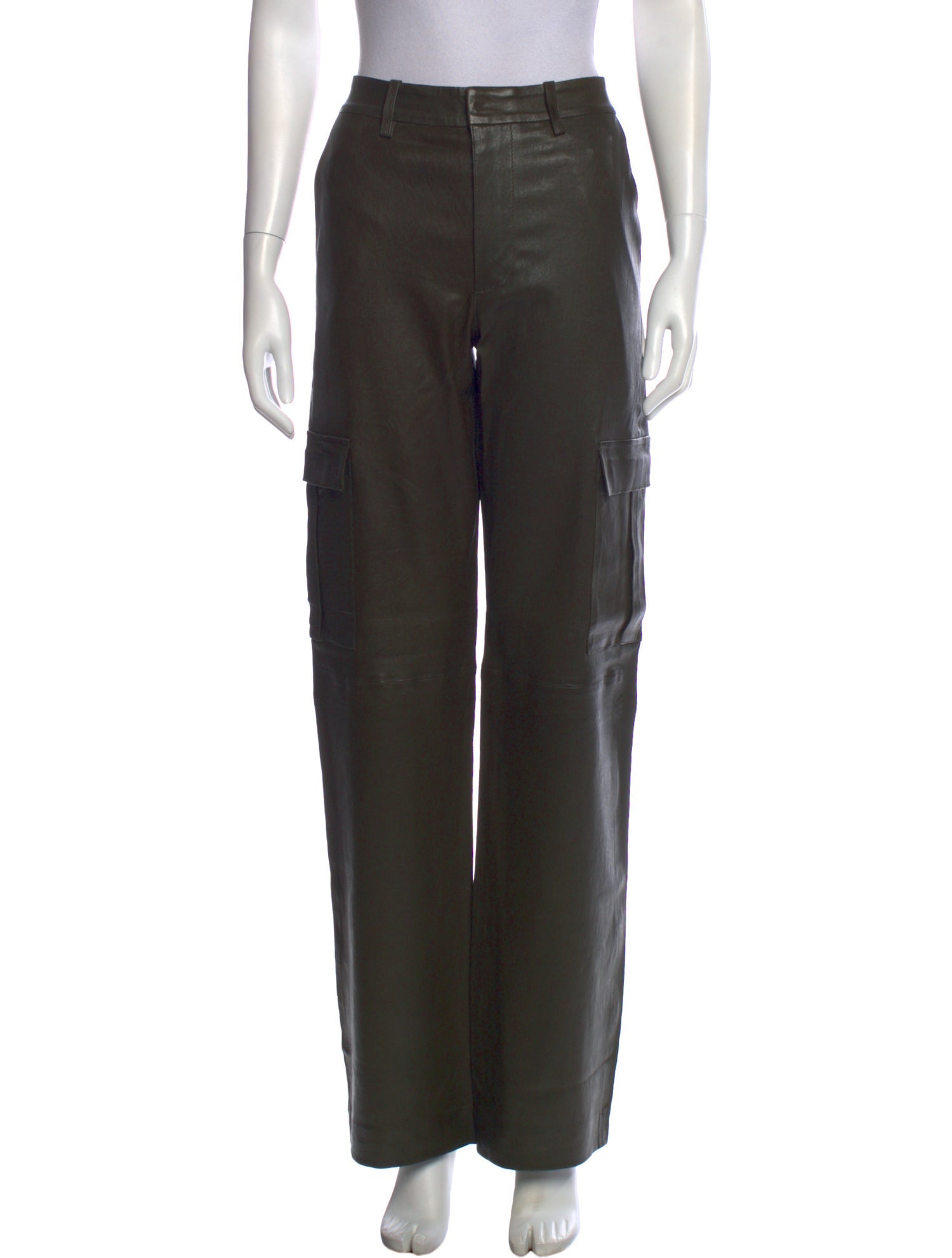 SPRWMN Lamb Leather Wide Leg Pants w/ Tags