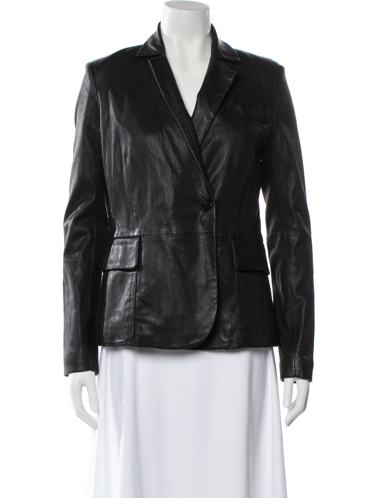 SPRWMN Lamb Leather Blazer w/ Tags