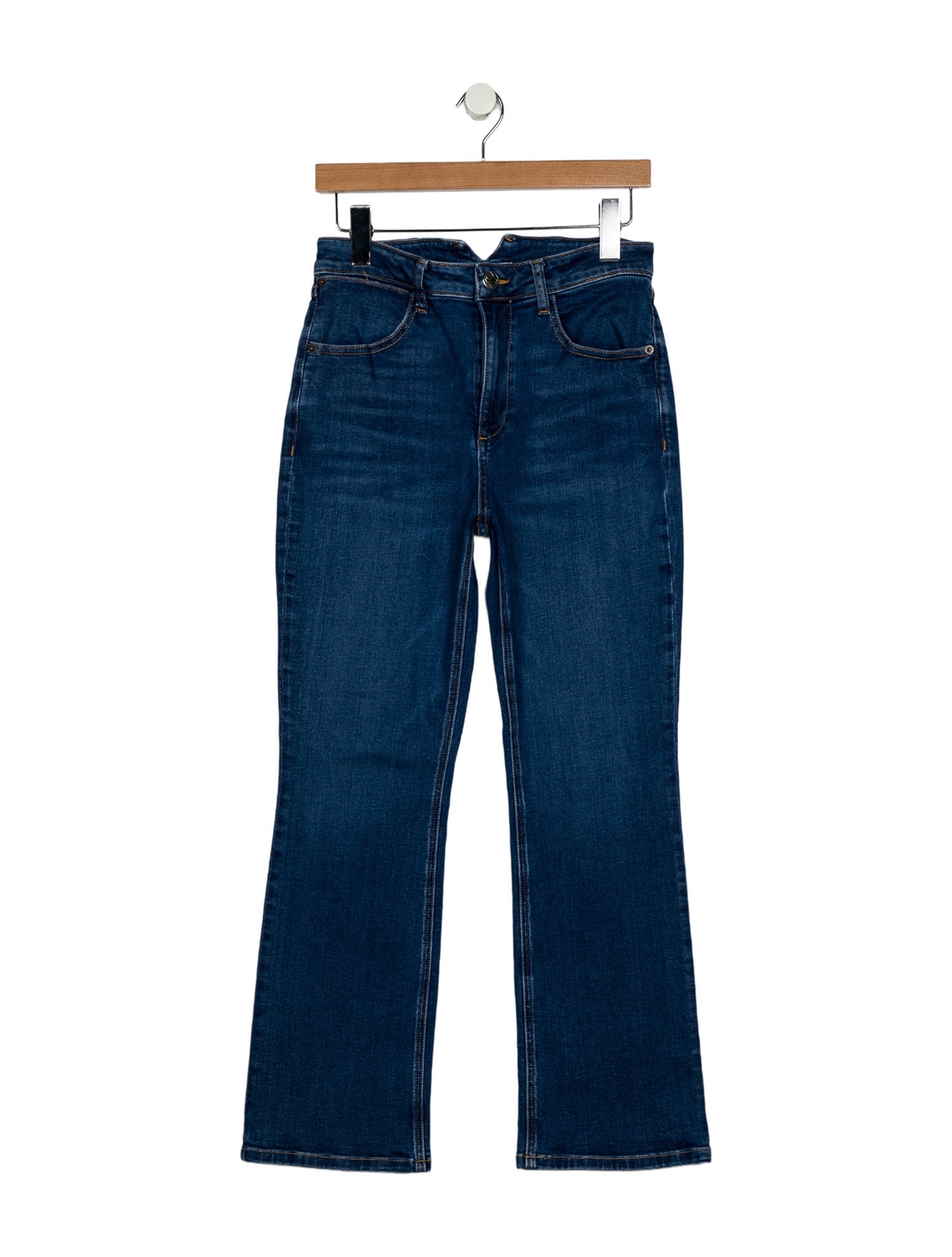 SPRWMN Mid-Rise Wide Leg Jeans
