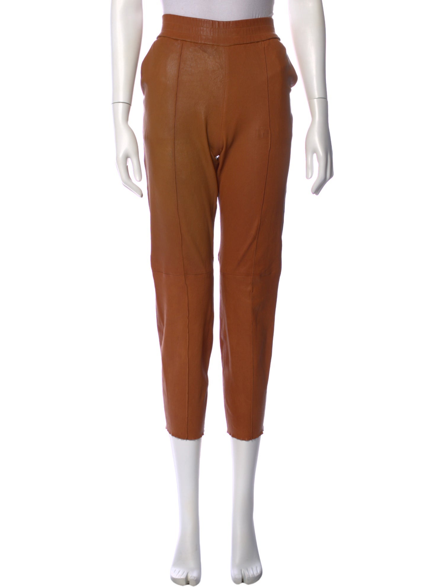 SPRWMN Leather Straight Leg Pants