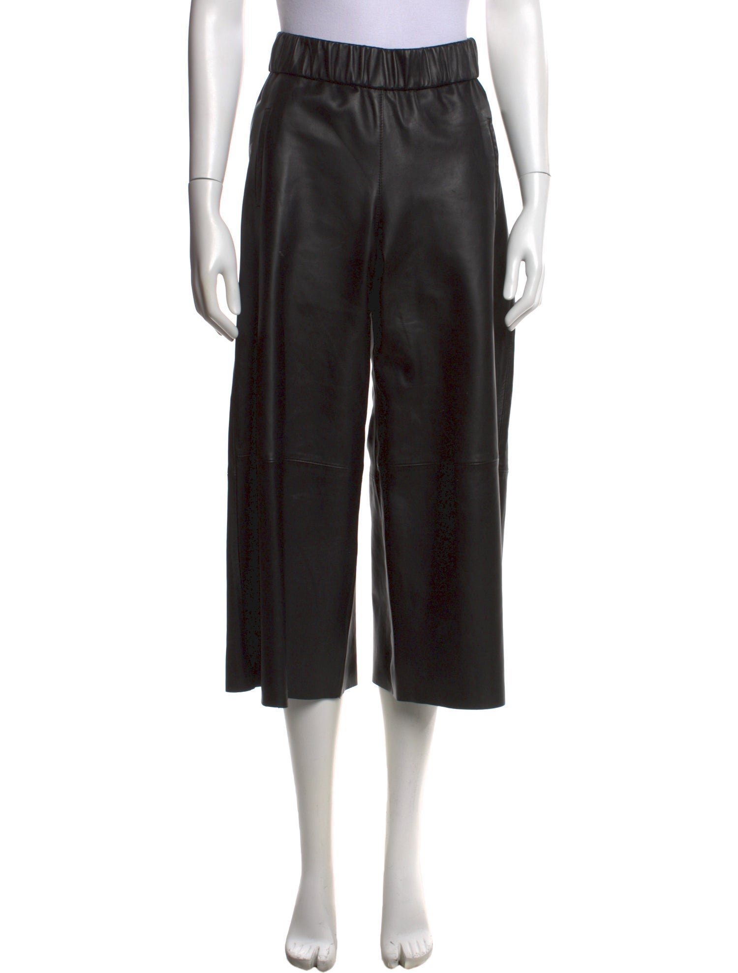 SPRWMN Leather Wide Leg Pants
