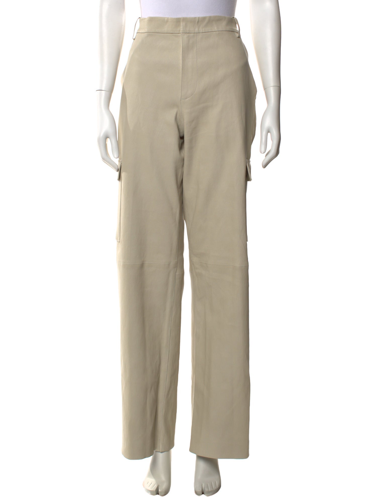 SPRWMN Leather Wide Leg Pants