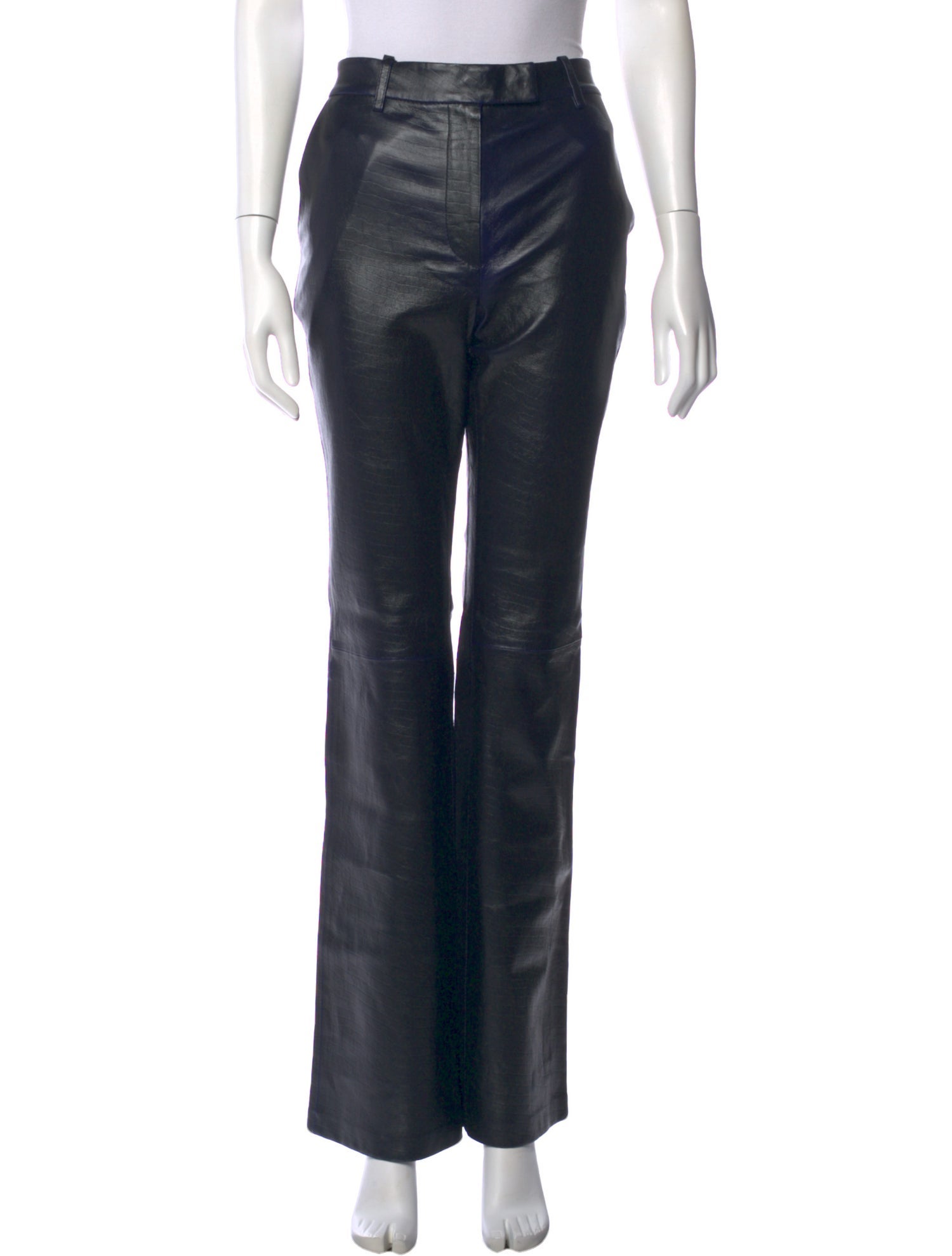 SPRWMN Leather Wide Leg Pants