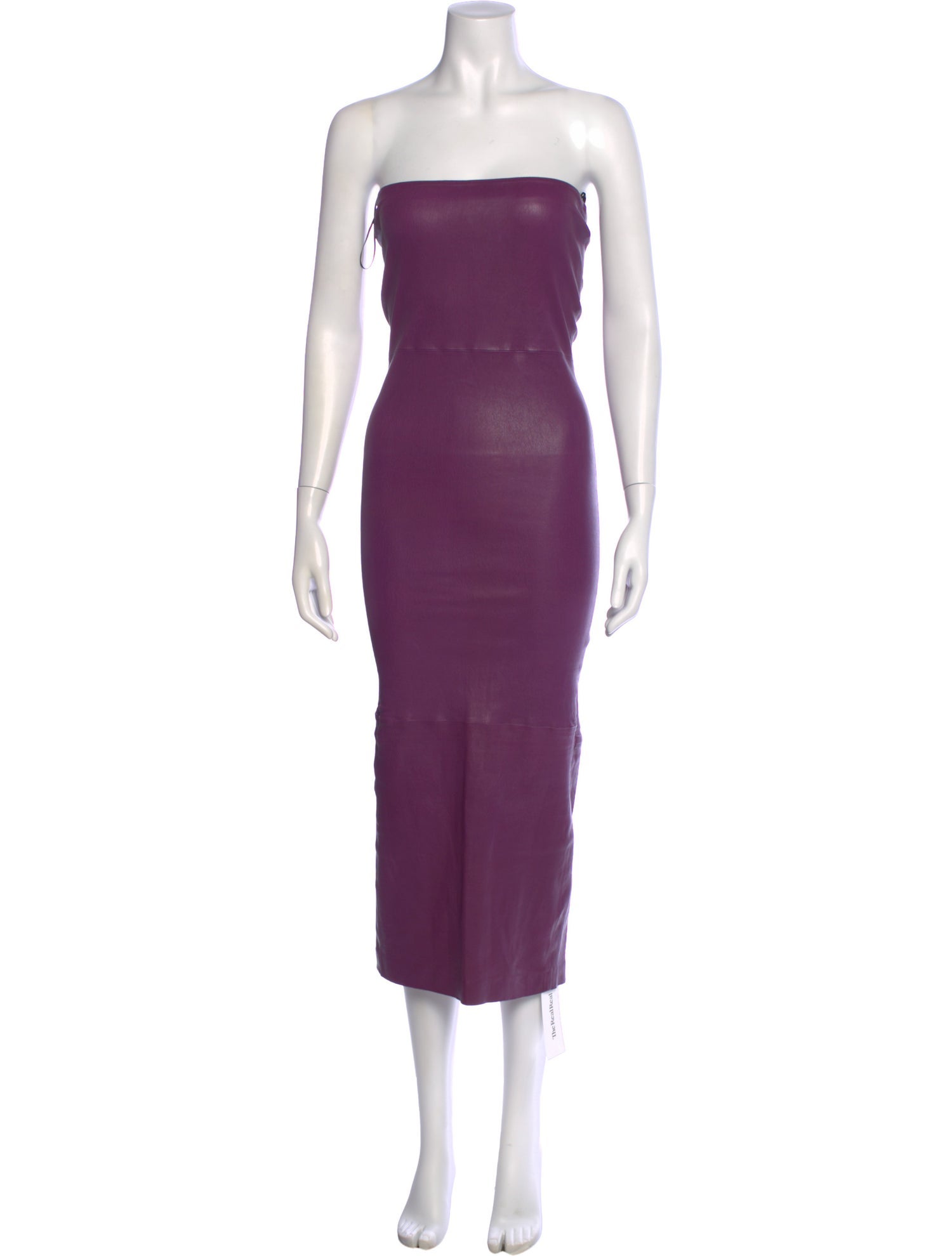 SPRWMN Lamb Leather Midi Length Dress