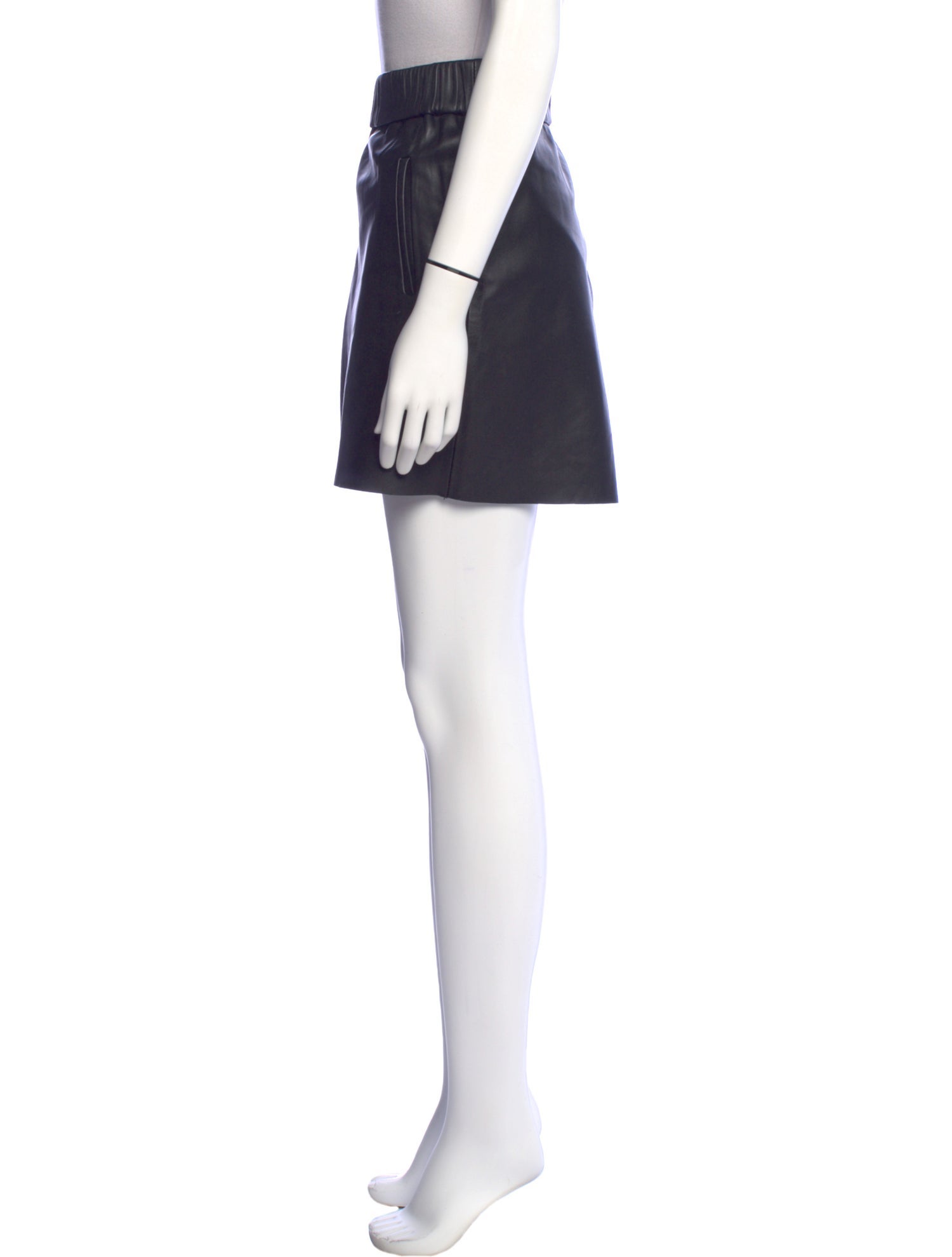 SPRWMN Leather Mini Shorts