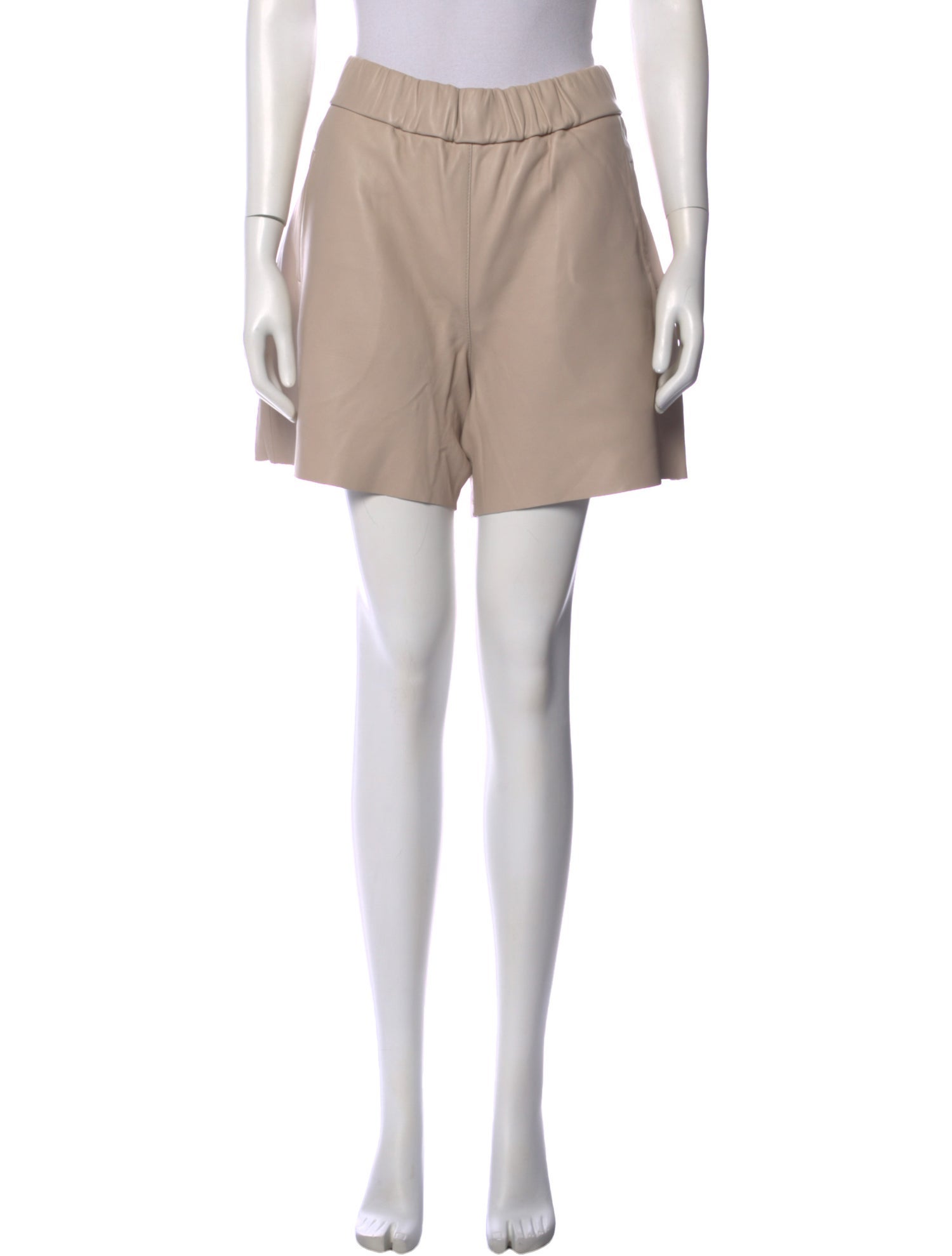 SPRWMN Leather Knee-Length Shorts