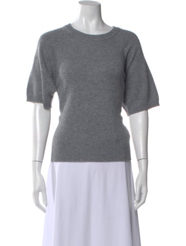 Pre-owned Sprwmn Cashmere Scoop Neck Sweater In Gray