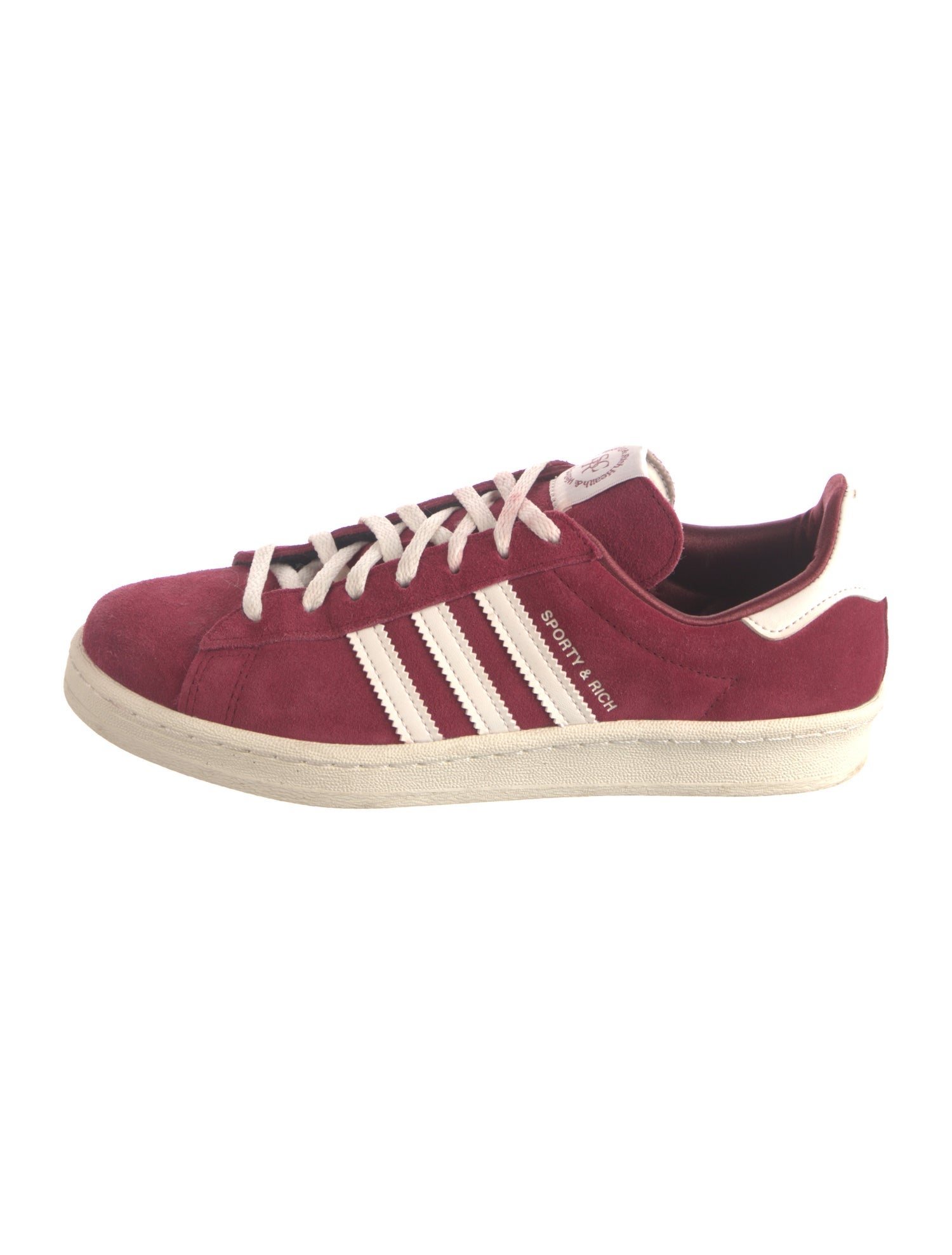 Sporty & Rich x Adidas Suede Striped Sneakers