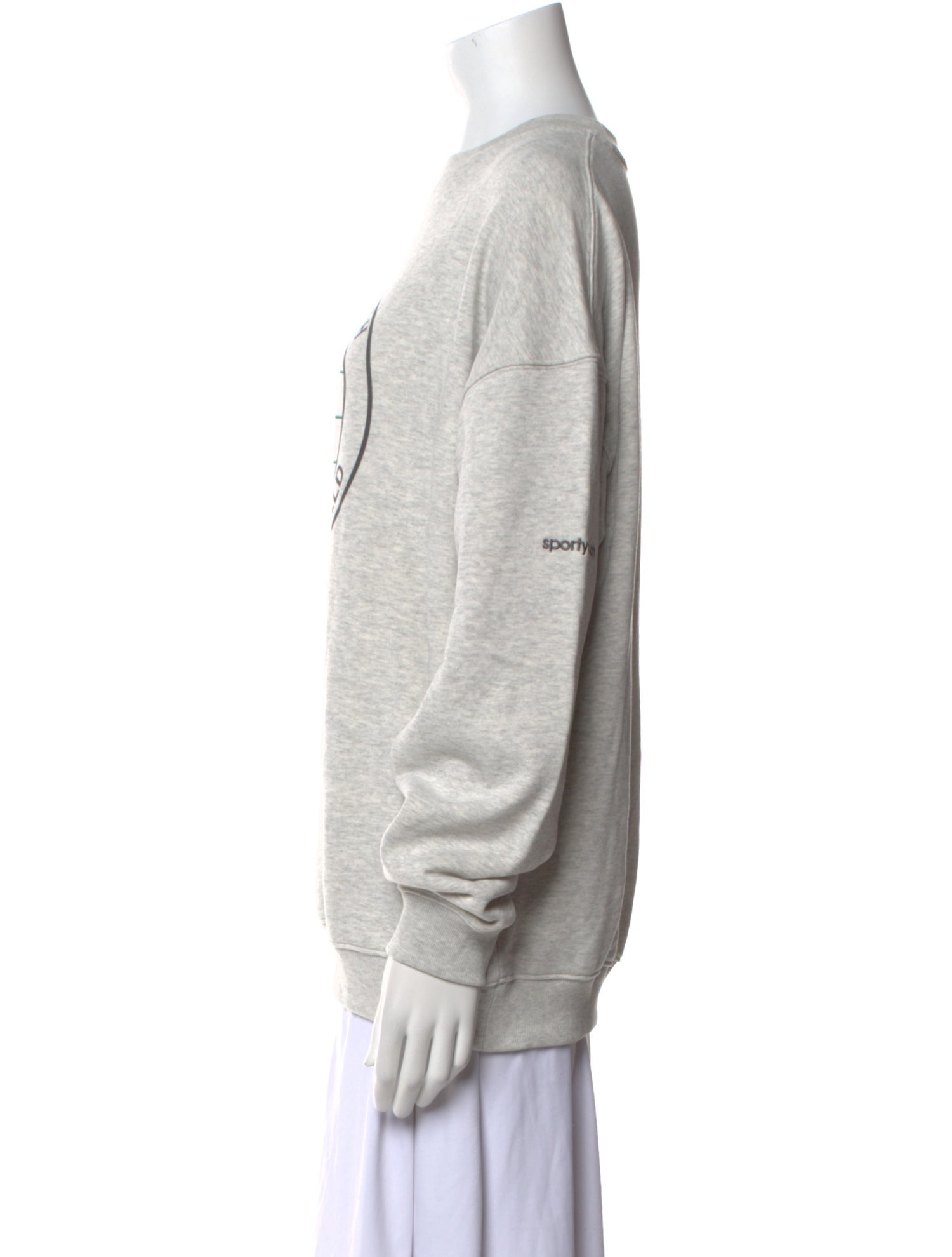 Sporty & Rich x Adidas Graphic Print Crew Neck Sweatshirt w/ Tags