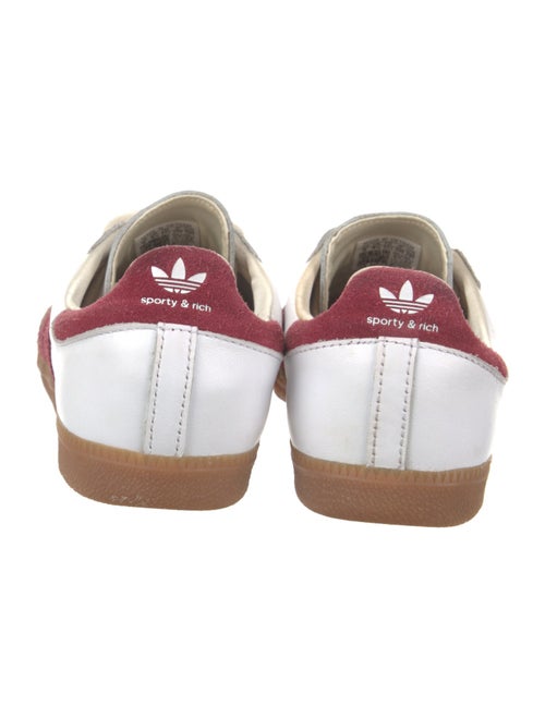 Sporty & Rich x Adidas Leather Printed Sneakers