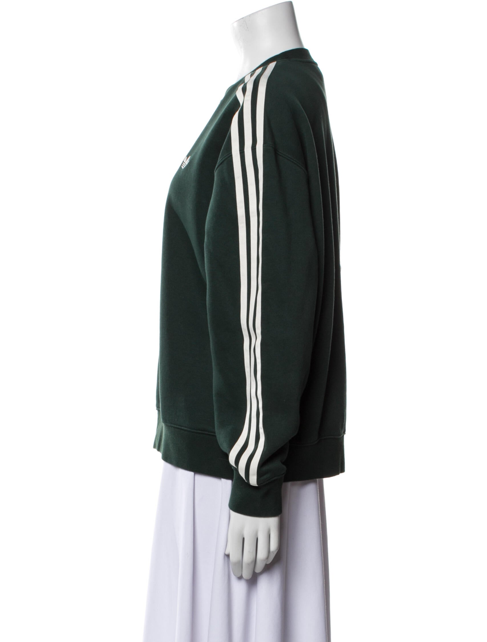 Sporty & Rich x Adidas Crew Neck Long Sleeve Sweatshirt