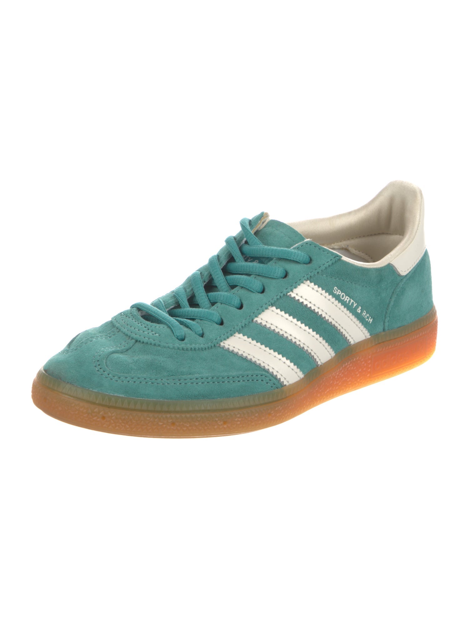 Sporty & Rich x Adidas Suede Striped Sneakers