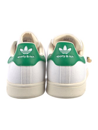 Sporty & Rich x Adidas Canvas Embroidered Accent Sneakers