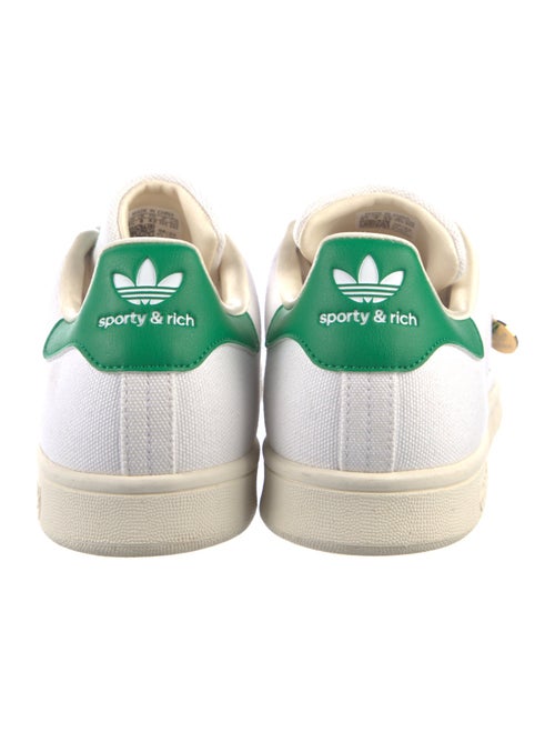 Sporty & Rich x Adidas Canvas Embroidered Accent Sneakers