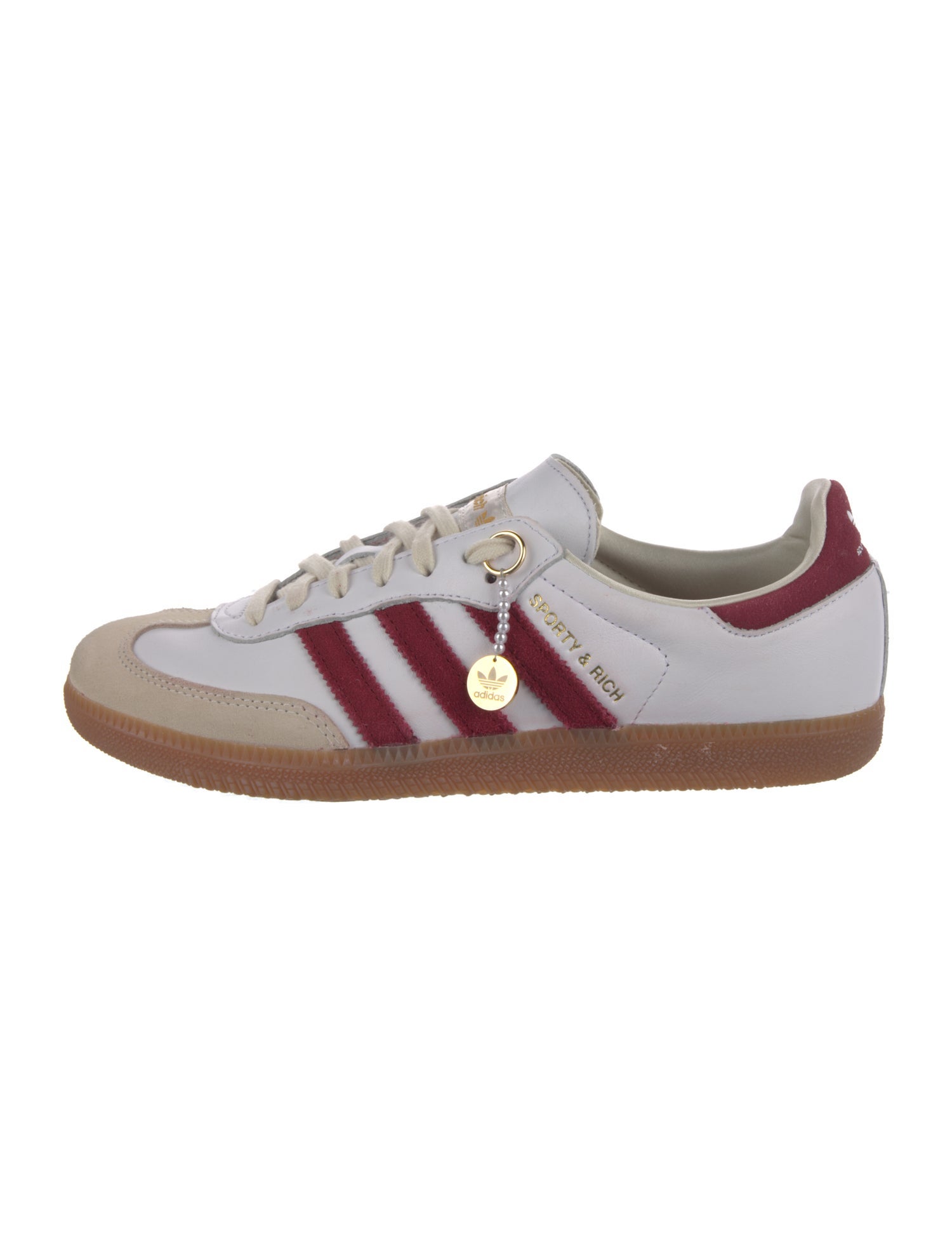 Sporty & Rich x Adidas Leather Sneakers