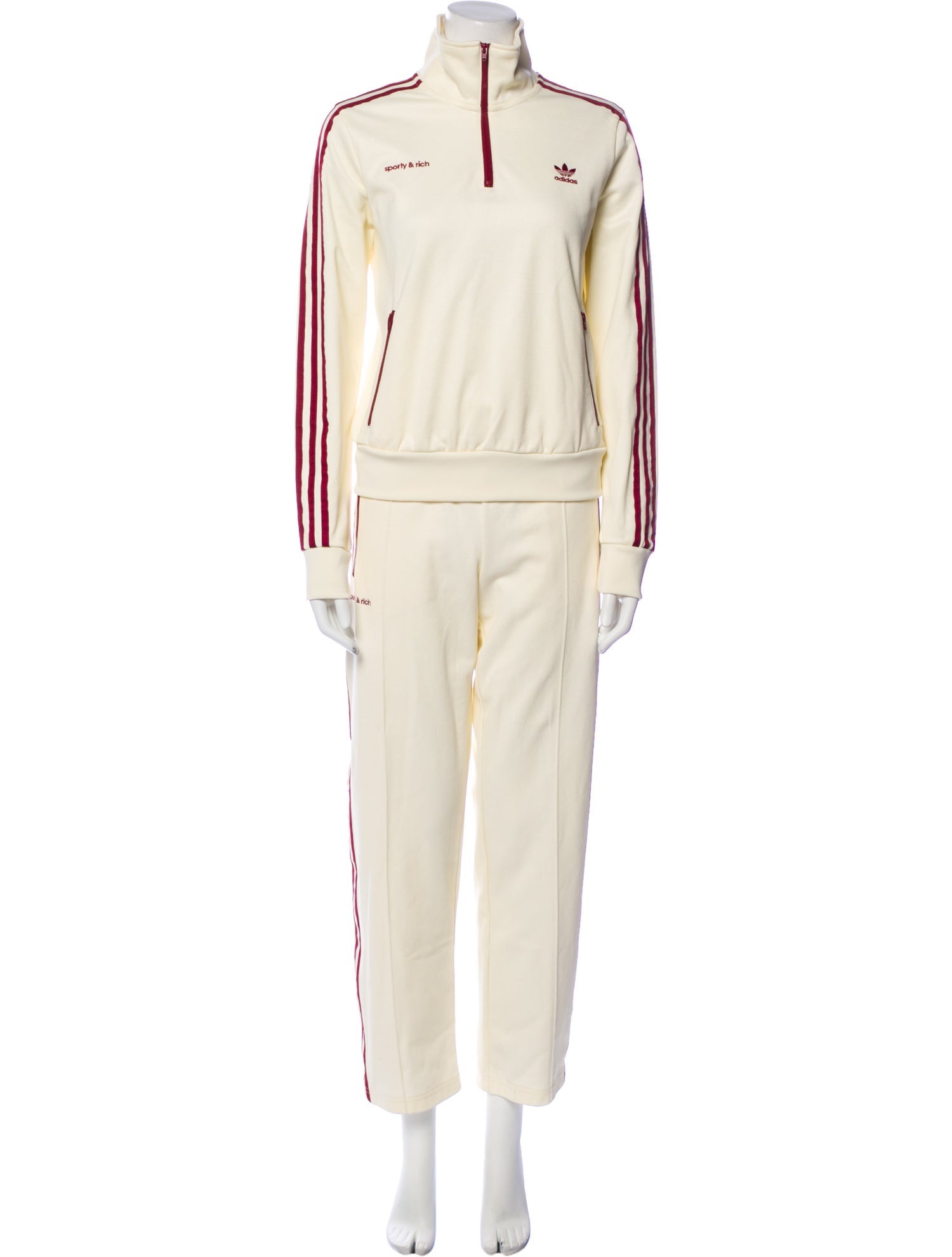 Sporty & Rich x Adidas Striped Tracksuit