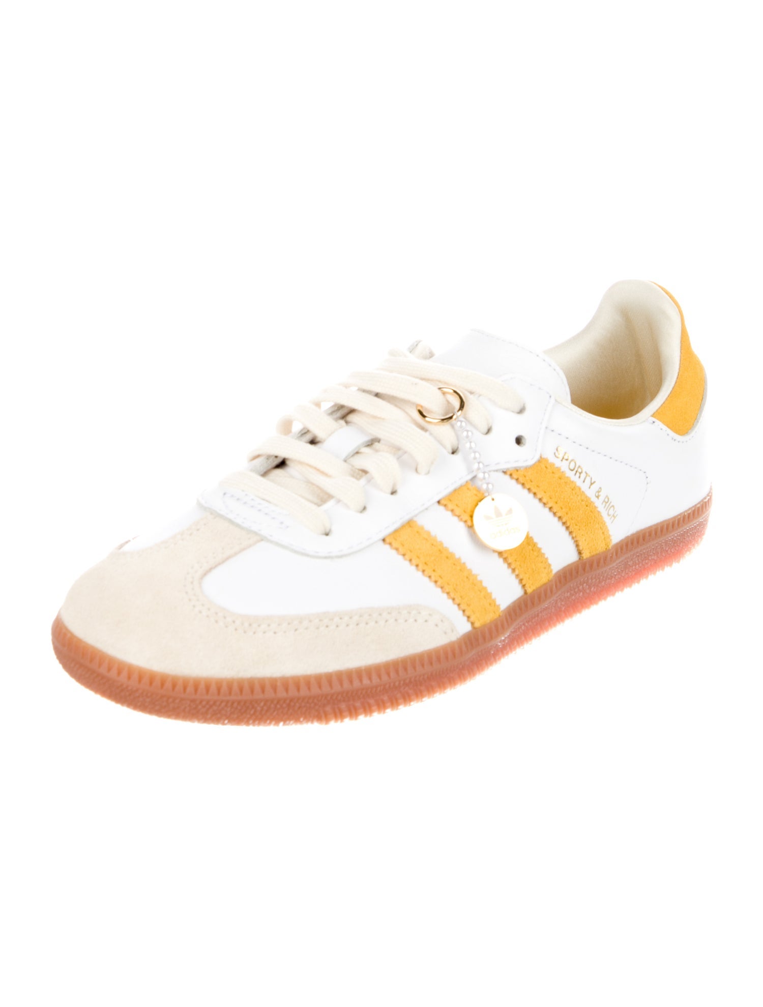 Sporty & Rich x Adidas Leather Sneakers