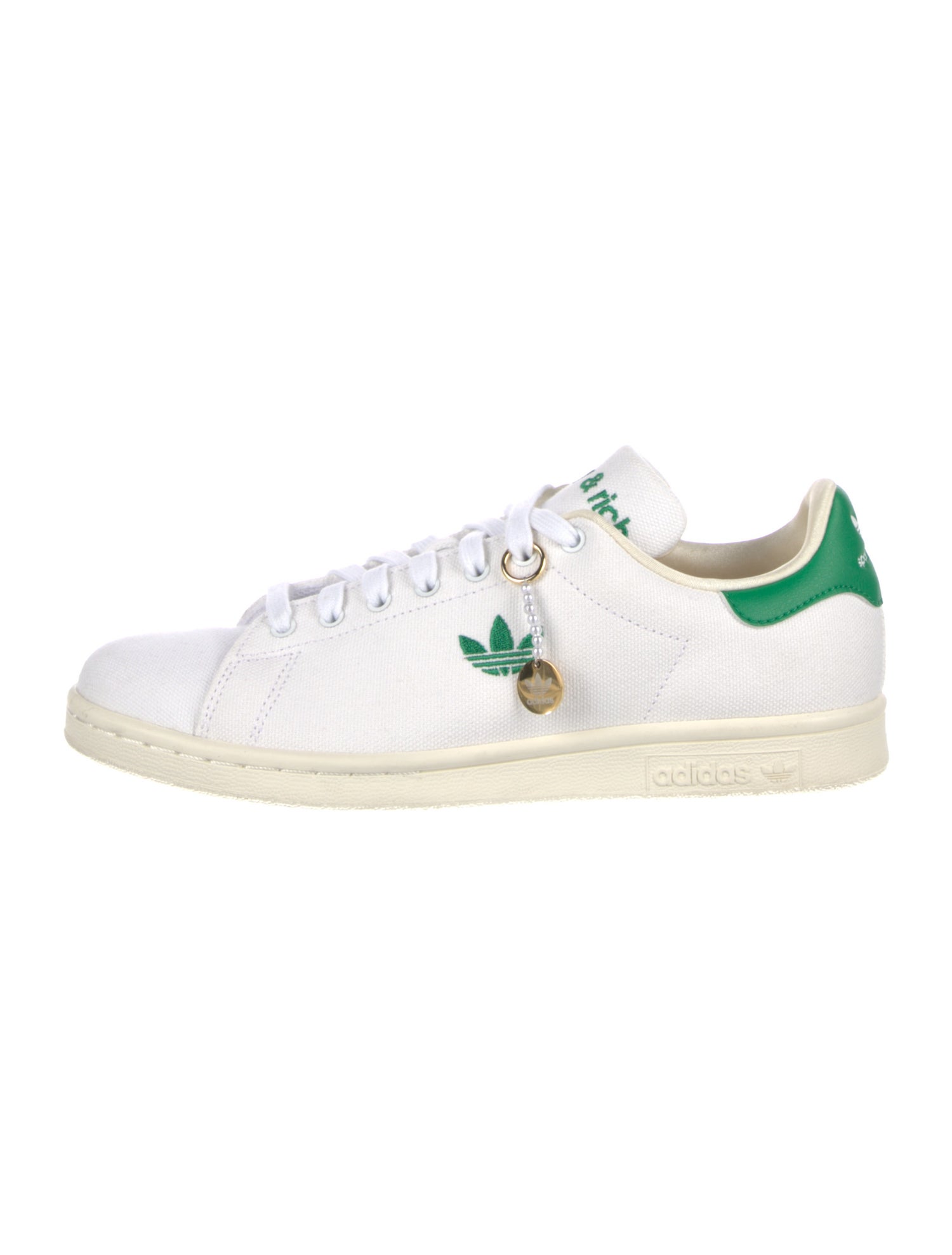 Sporty & Rich x Adidas Canvas Embroidered Accent Sneakers w/ Tags