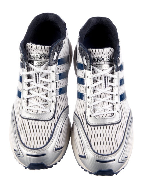 Sporty & Rich x Adidas Mesh Striped Athletic Sneakers