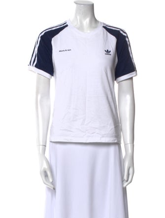Sporty & Rich x Adidas Crew Neck Short Sleeve T-Shirt