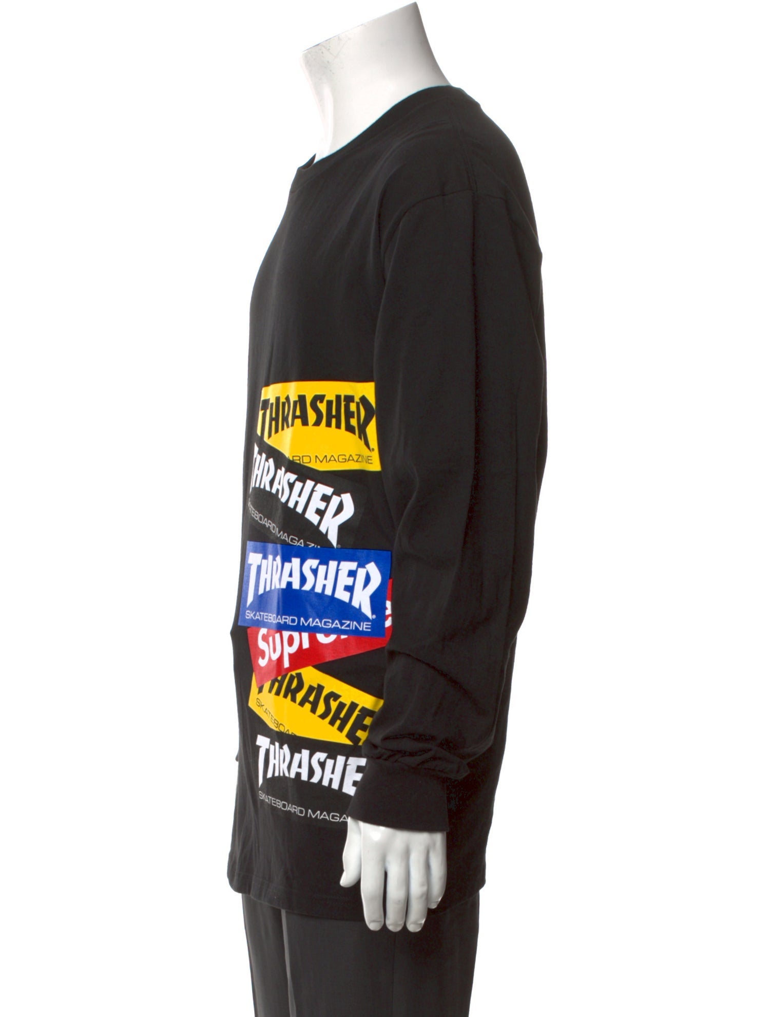 Supreme x Thrasher Graphic Print Crew Neck T-Shirt
