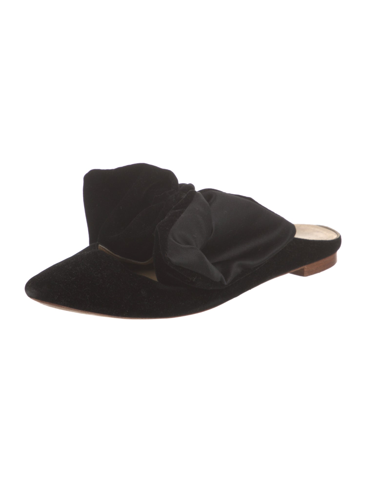 Saptodjojokartiko Velvet Bow Accents Mules