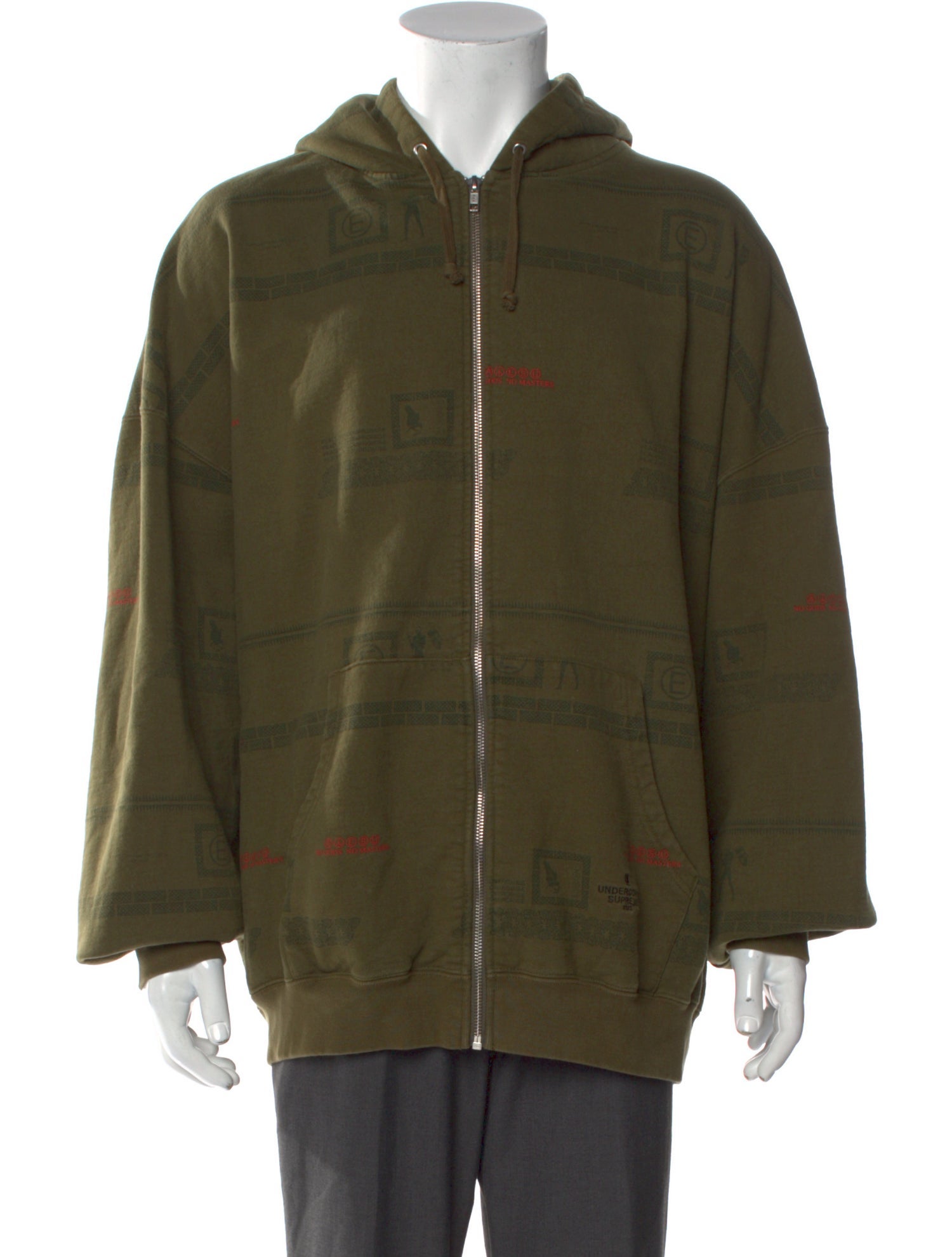 Supreme x Undercover 2023 V-Neck Hoodie