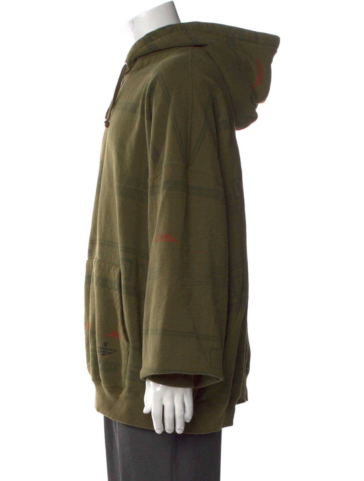 Supreme x Undercover 2023 V-Neck Hoodie