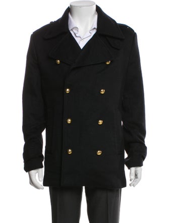 Simon Spurr Virgin Wool Peacoat
