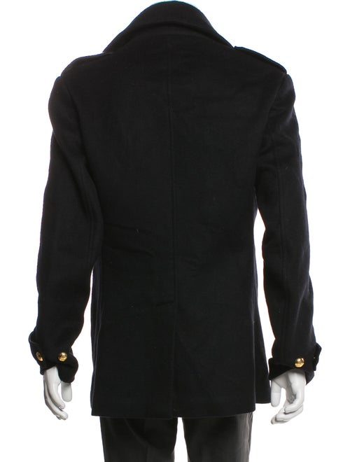 Simon Spurr Virgin Wool Peacoat