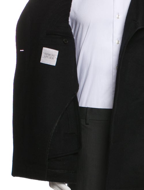 Simon Spurr Virgin Wool Peacoat