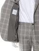 Simon Spurr Wool Plaid Print Two-Piece Suit