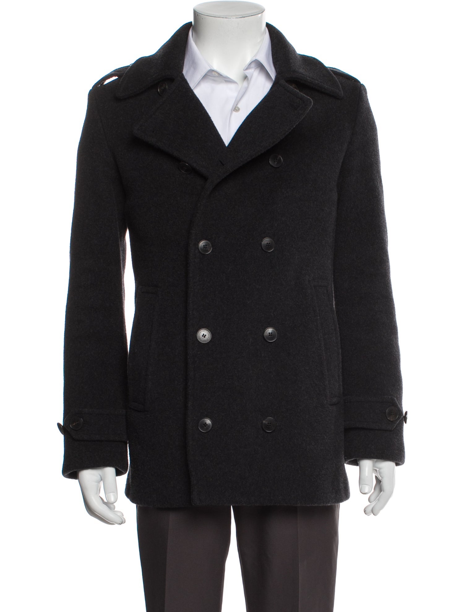 Simon Spurr Wool Peacoat