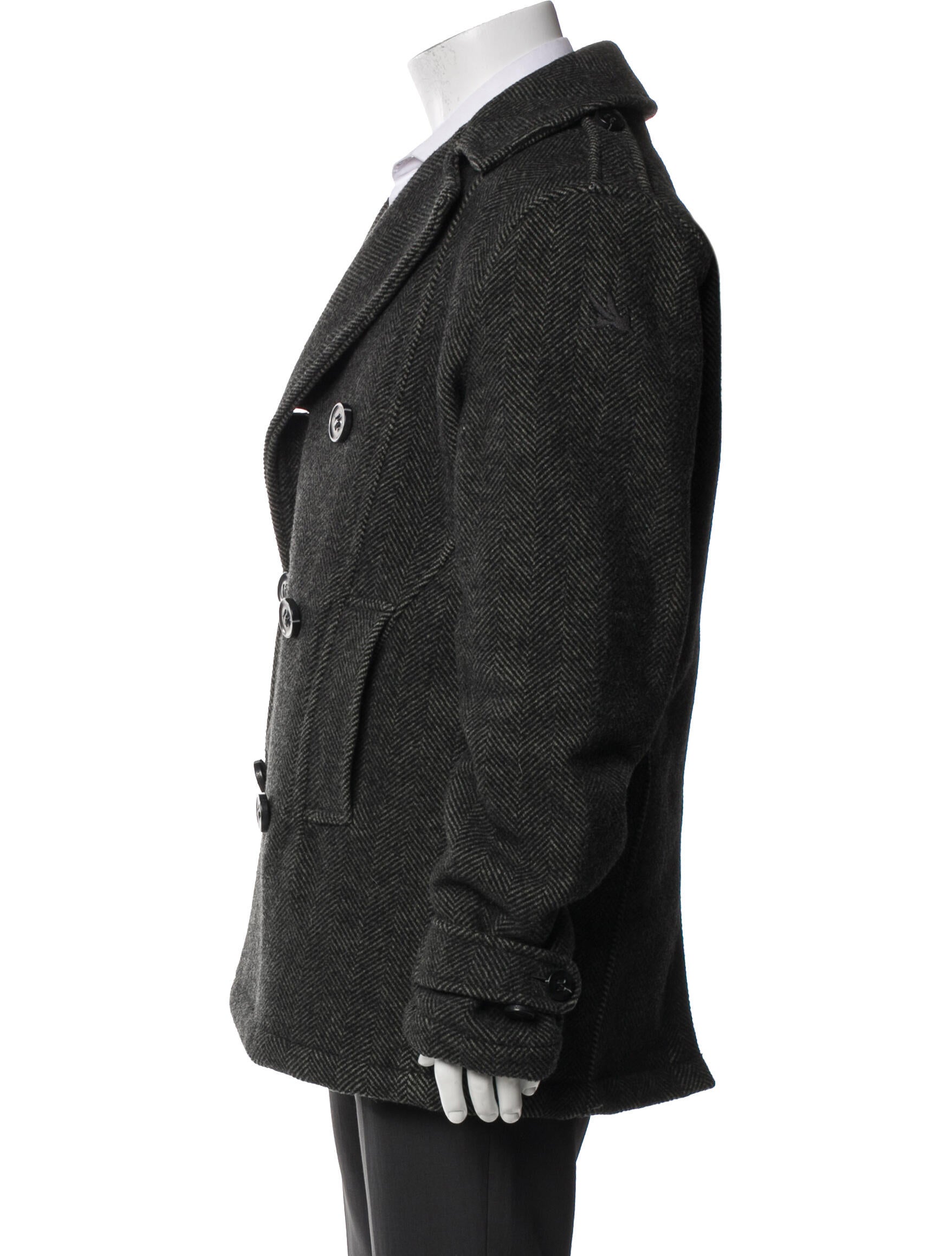 Spiewak Wool Tweed Pattern Peacoat