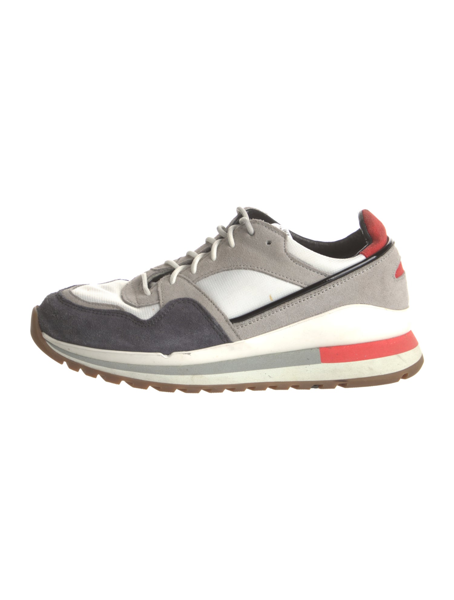 Spalwart Suede Colorblock Pattern Sneakers