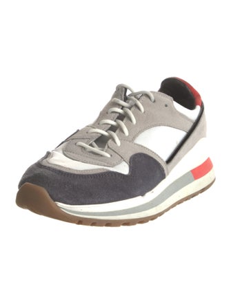 Spalwart Suede Colorblock Pattern Sneakers