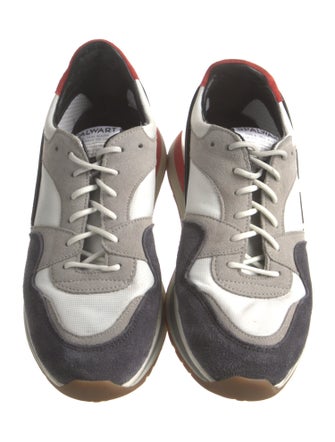 Spalwart Suede Colorblock Pattern Sneakers