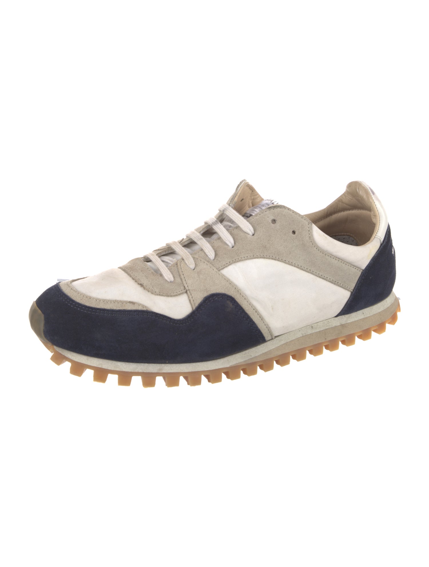 Spalwart Suede Colorblock Pattern Sneakers