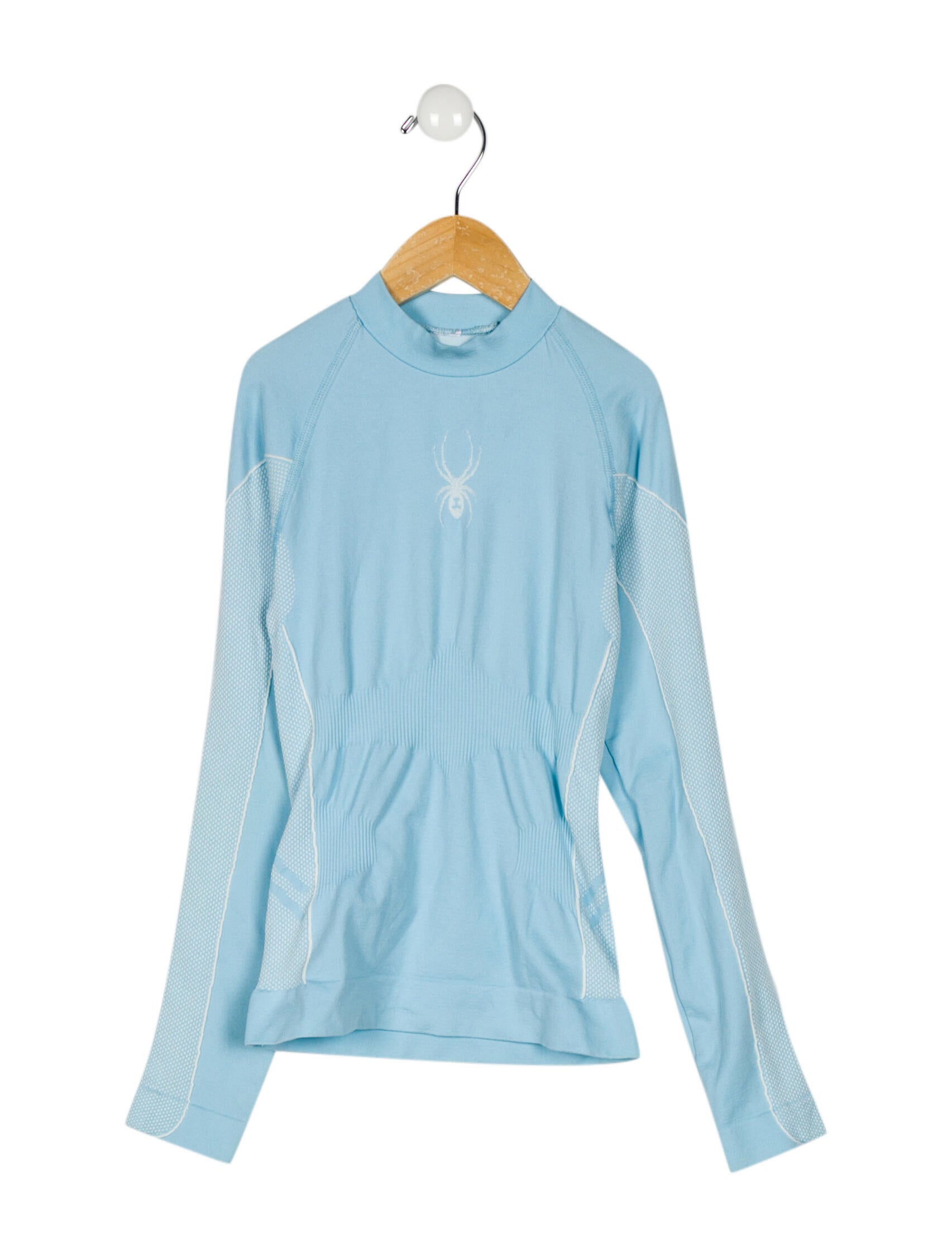 Spyder Girls' Long Sleeve Mock Neck Top