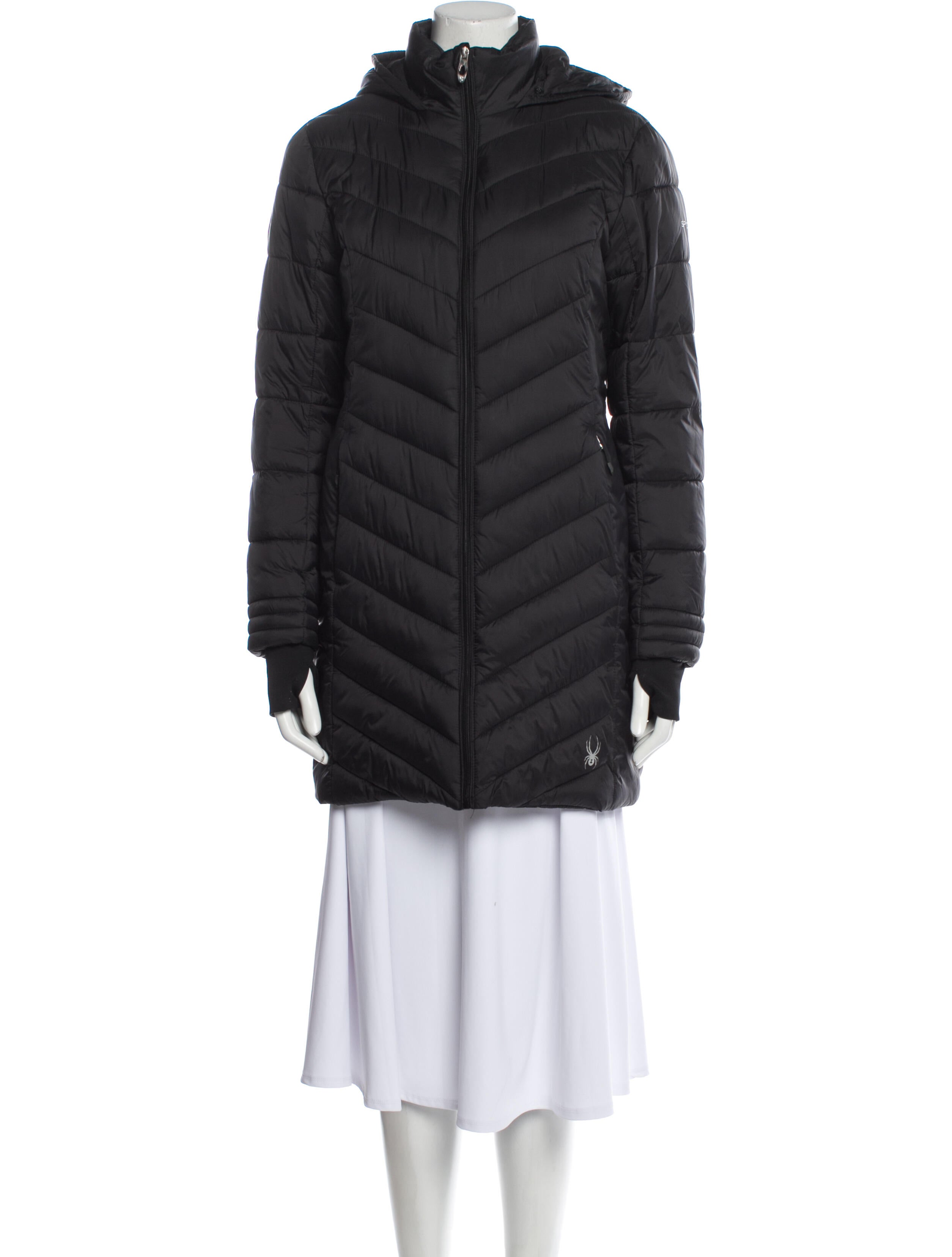 Spyder Parka Black Coats, Clothing WSPYD26998 The RealReal