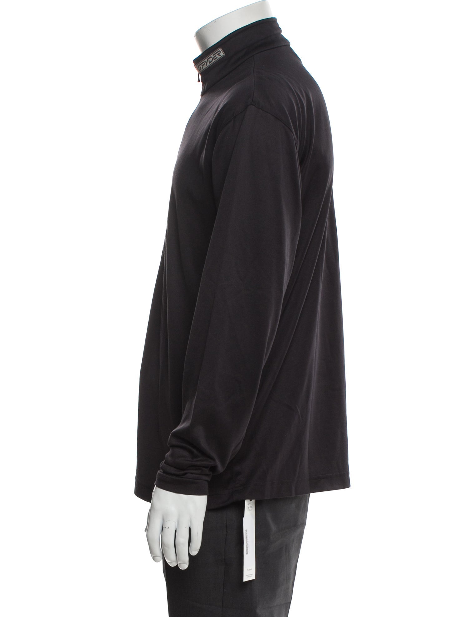 Spyder Graphic Print Turtleneck Henley