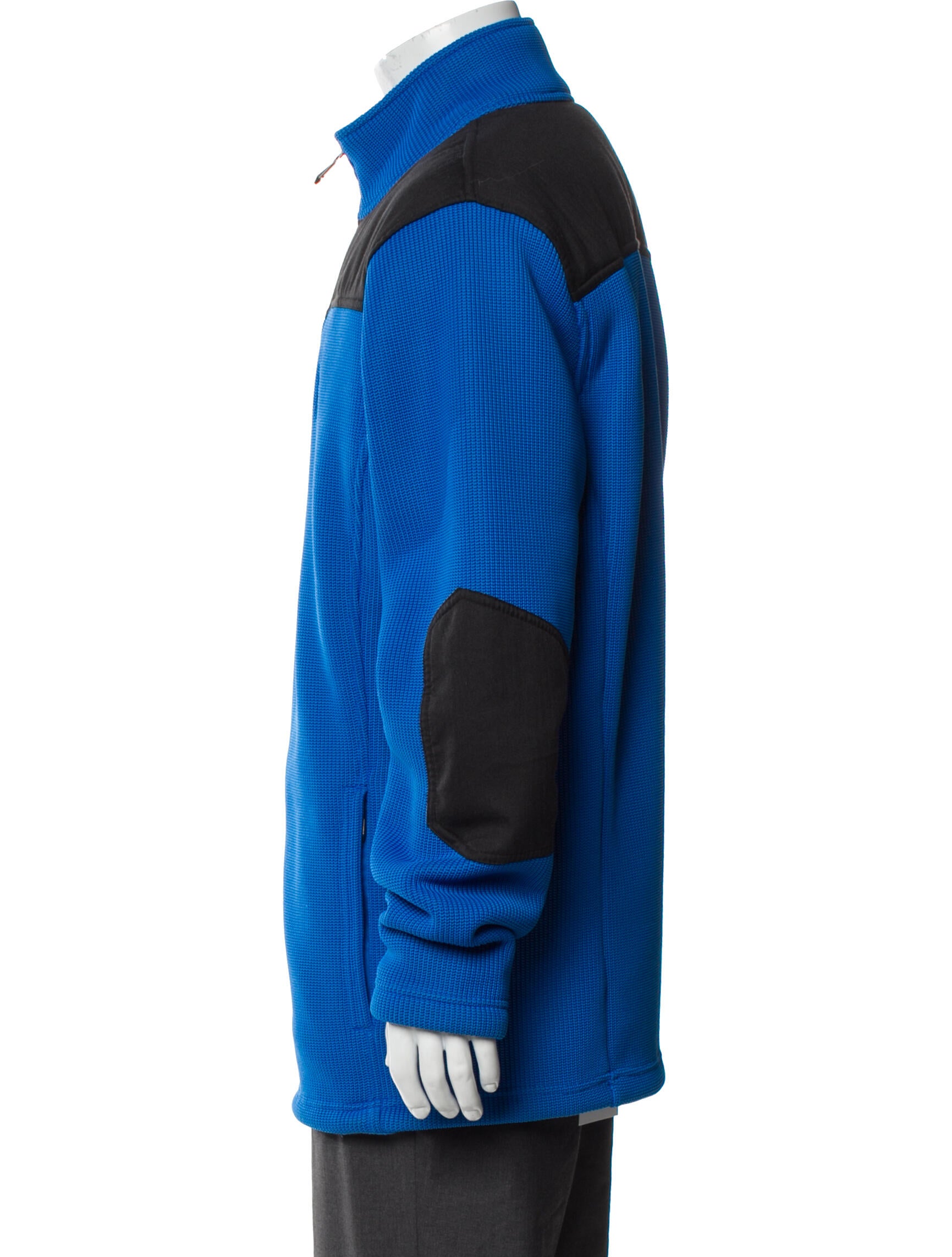 Spyder Colorblock Pattern Turtleneck Cardigan