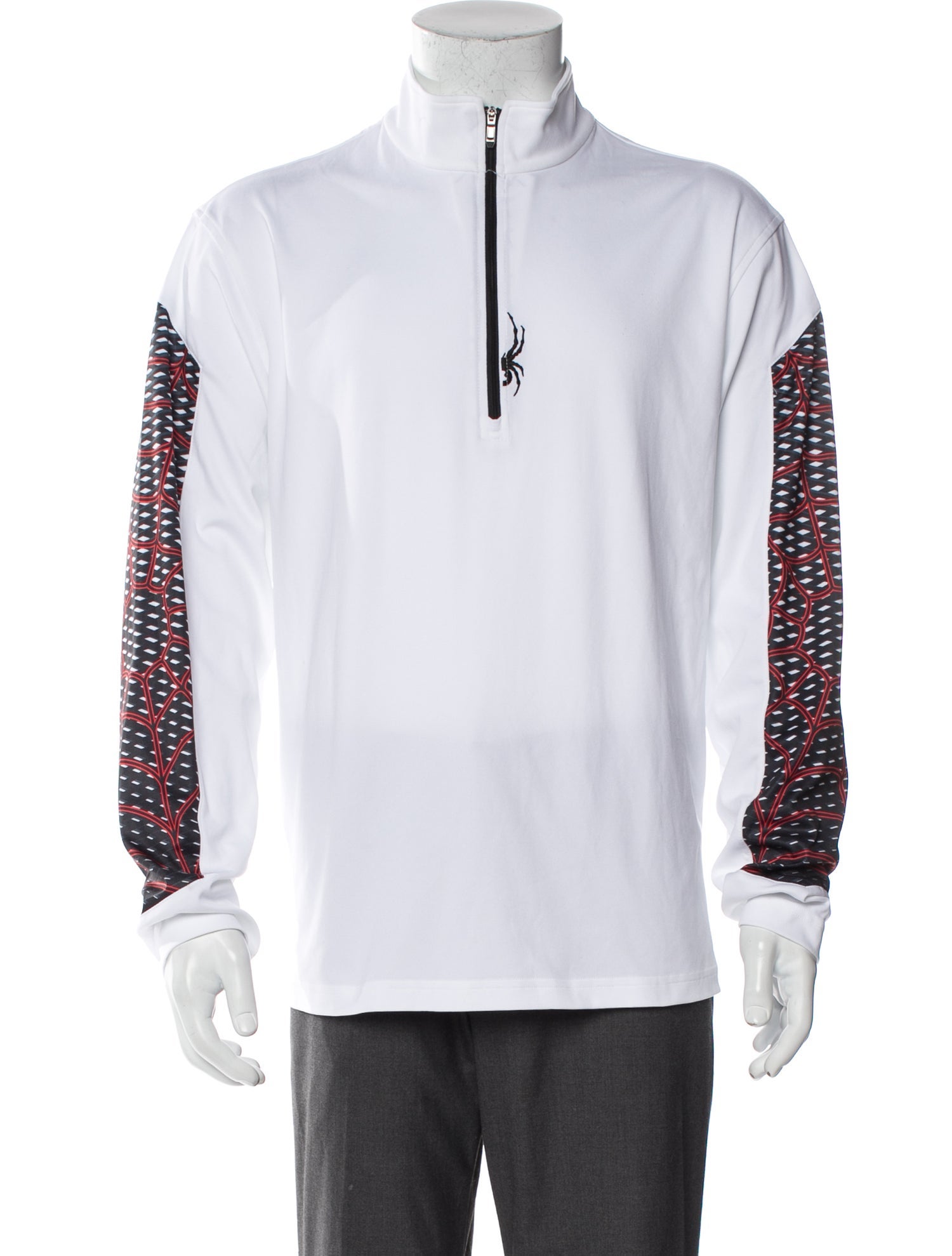 Spyder Graphic Print Mock Neck Sweatshirt