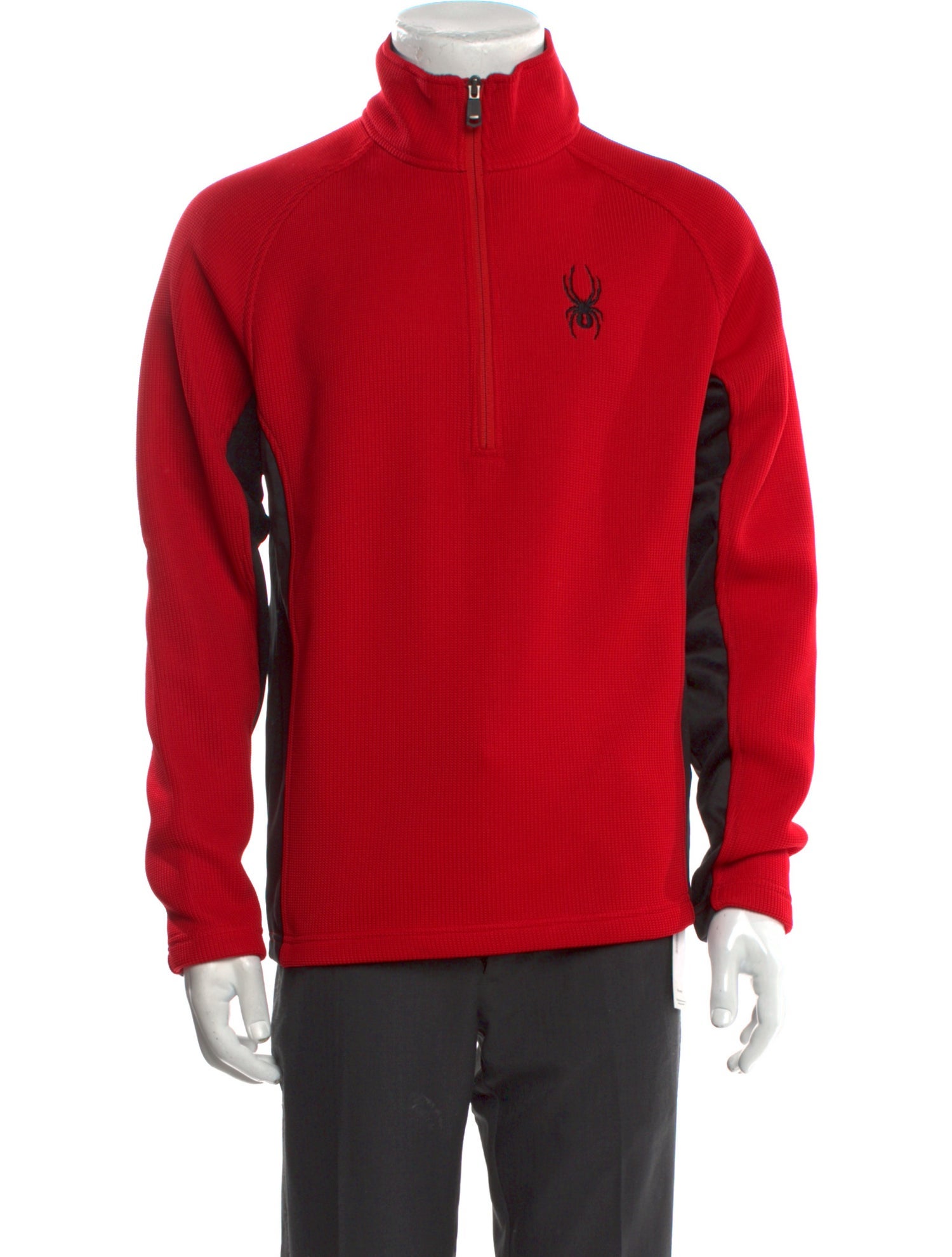 Spyder Colorblock Pattern Turtleneck Sweatshirt