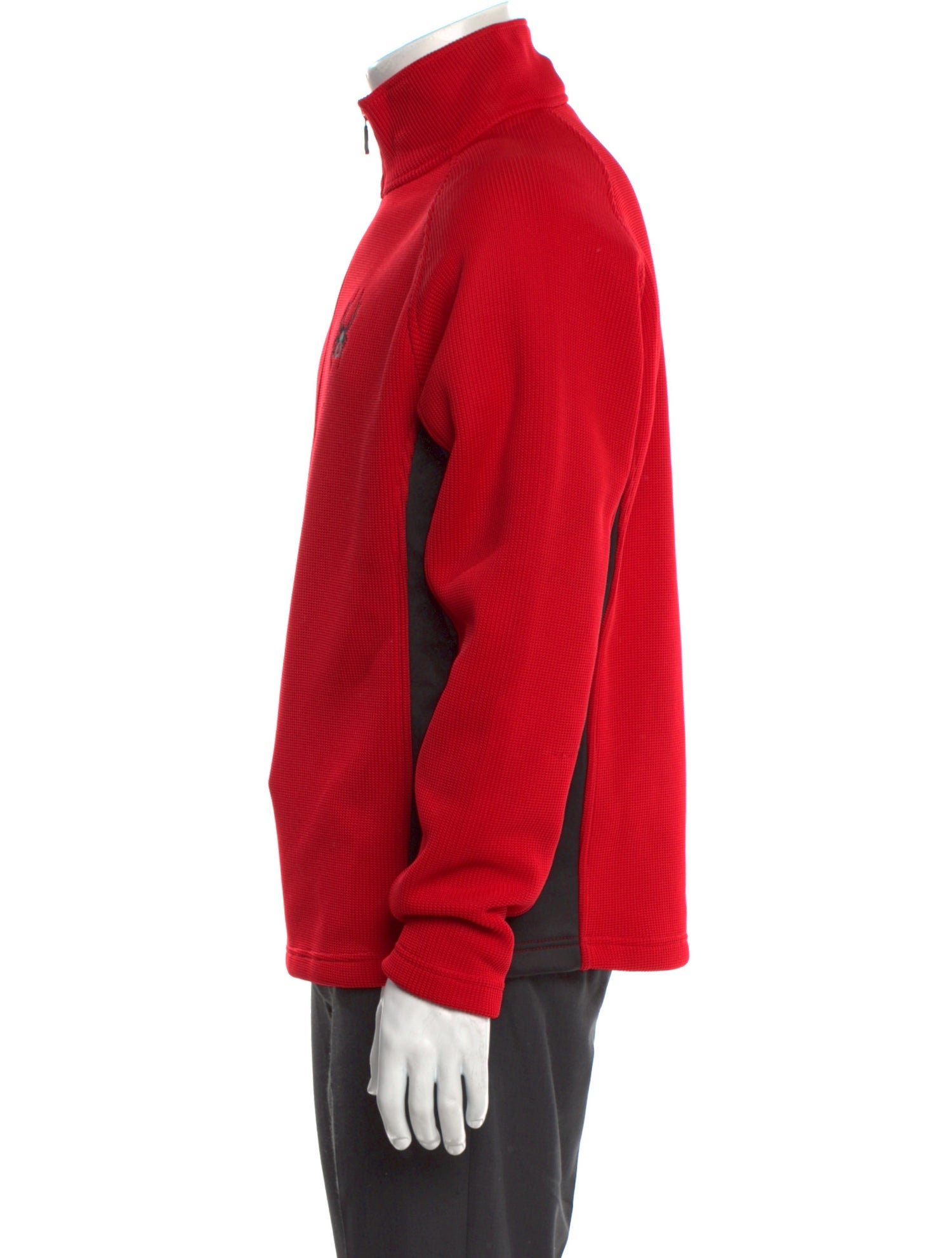 Spyder Colorblock Pattern Turtleneck Sweatshirt