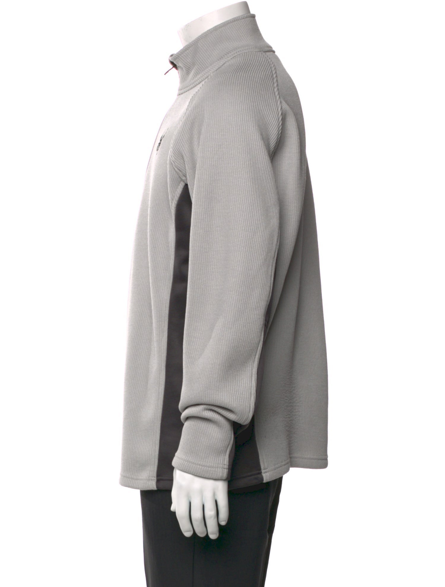 Spyder Colorblock Pattern Mock Neck Sweatshirt