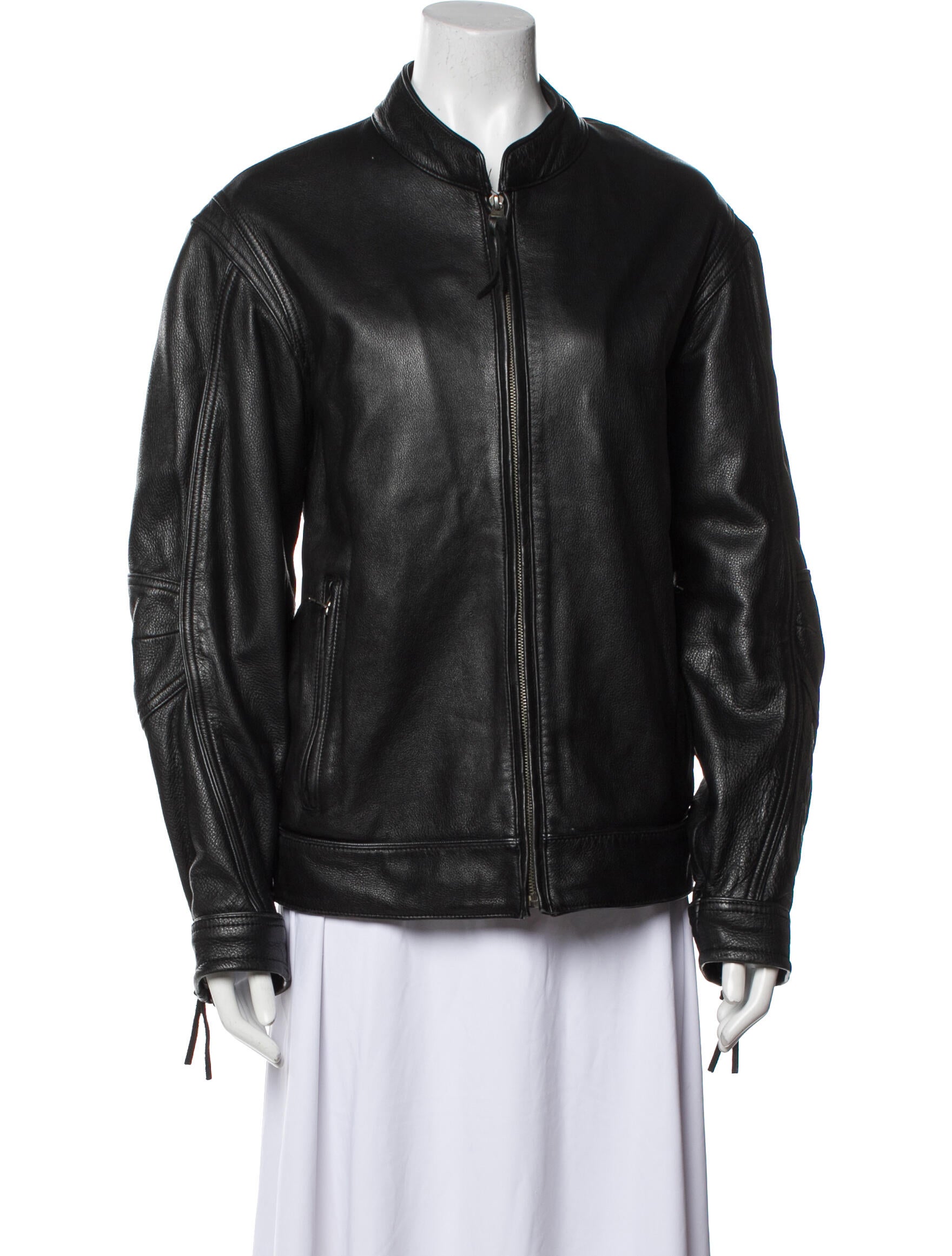 Spyder Leather Biker Jacket